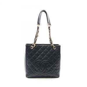 CHANEL Matelasse PST Tote Bag Calfskin (Cowhide) Women's Black A20994